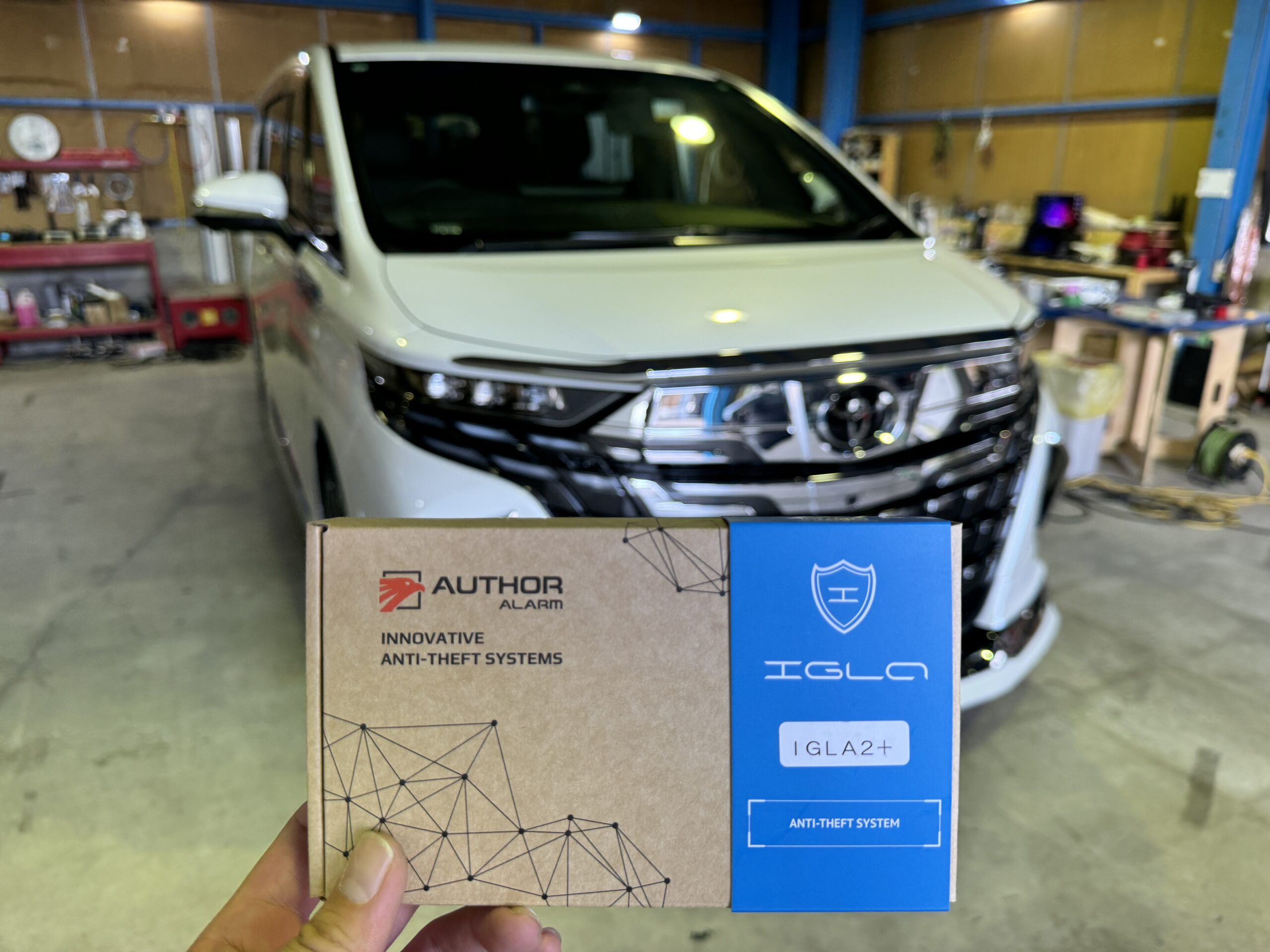 IGLA2+|ステンレススキャナー|取り付け|トヨタ/アルファード