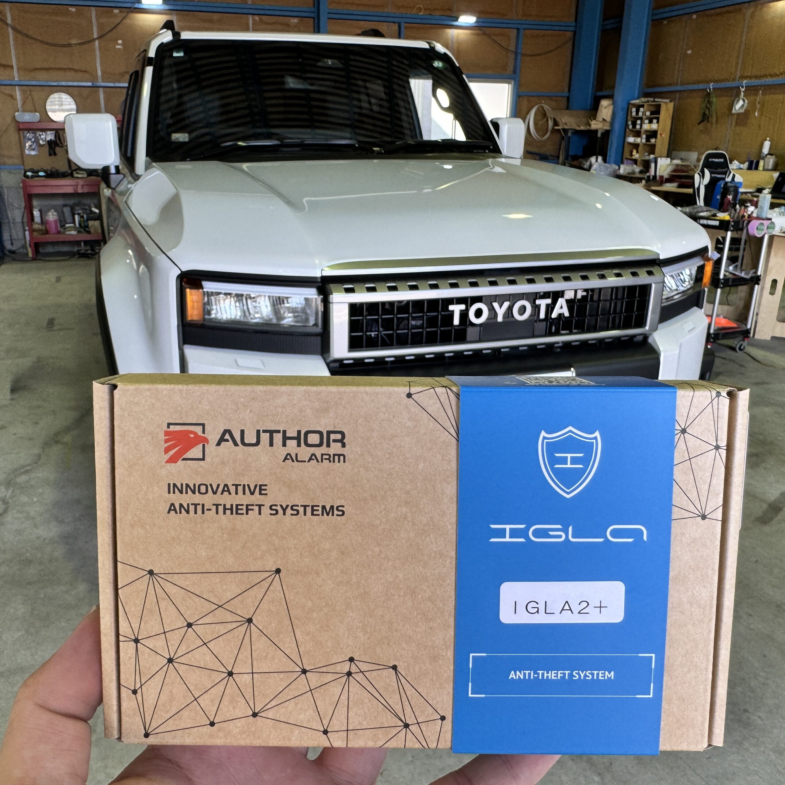 デジタルイモビライザー「IGLA2+」|ステンレススキャナー|取付|トヨタ/ランドクルーザー250