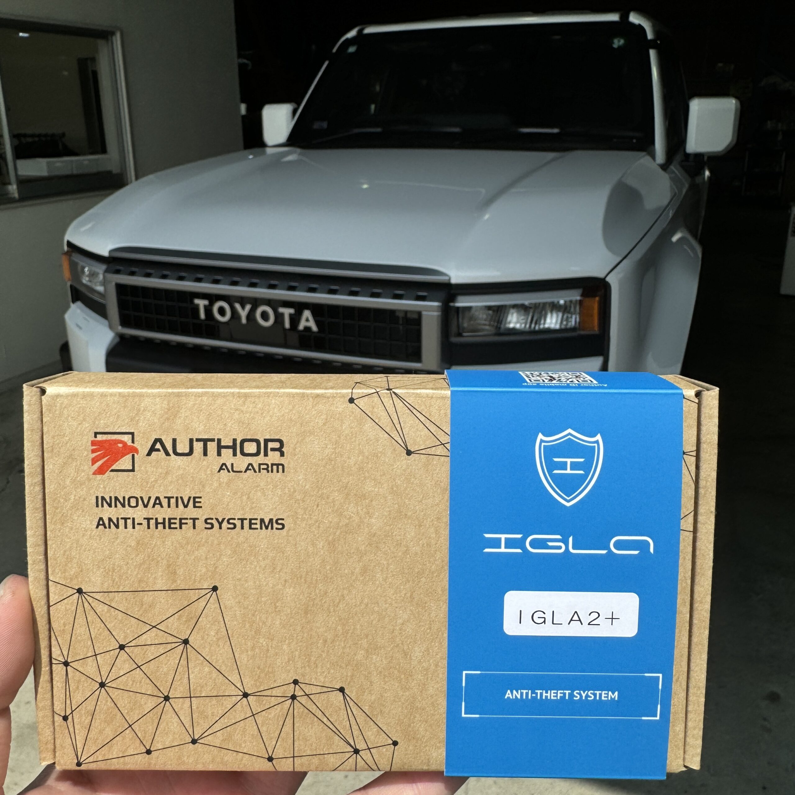 デジタルイモビライザー「IGLA2+」|ステンレススキャナー|取り付け|トヨタ/ランドクルーザー250