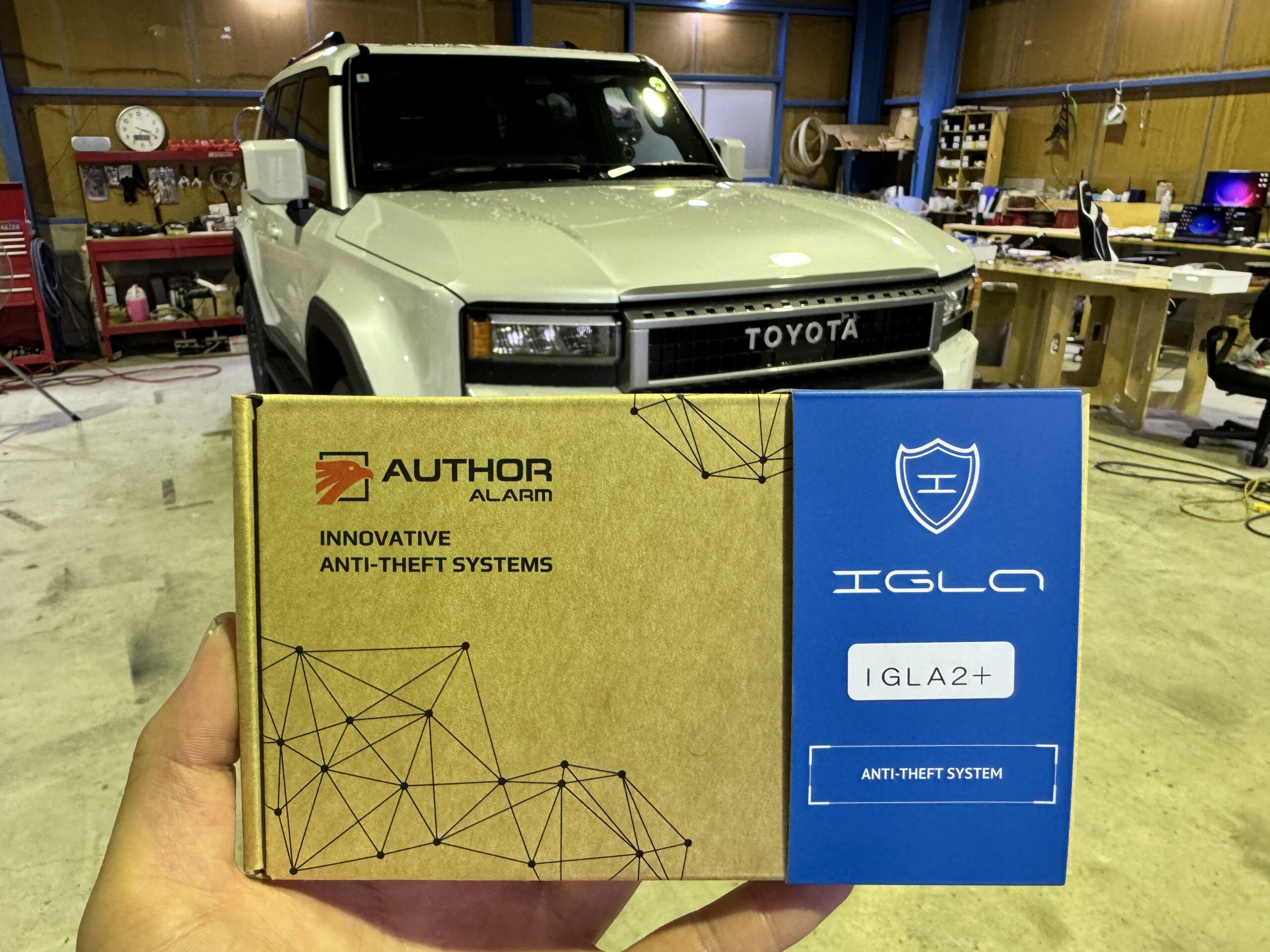 デジタルイモビライザー「IGLA2+」|ステンレススキャナー|取り付け|トヨタ/ランドクルーザー250