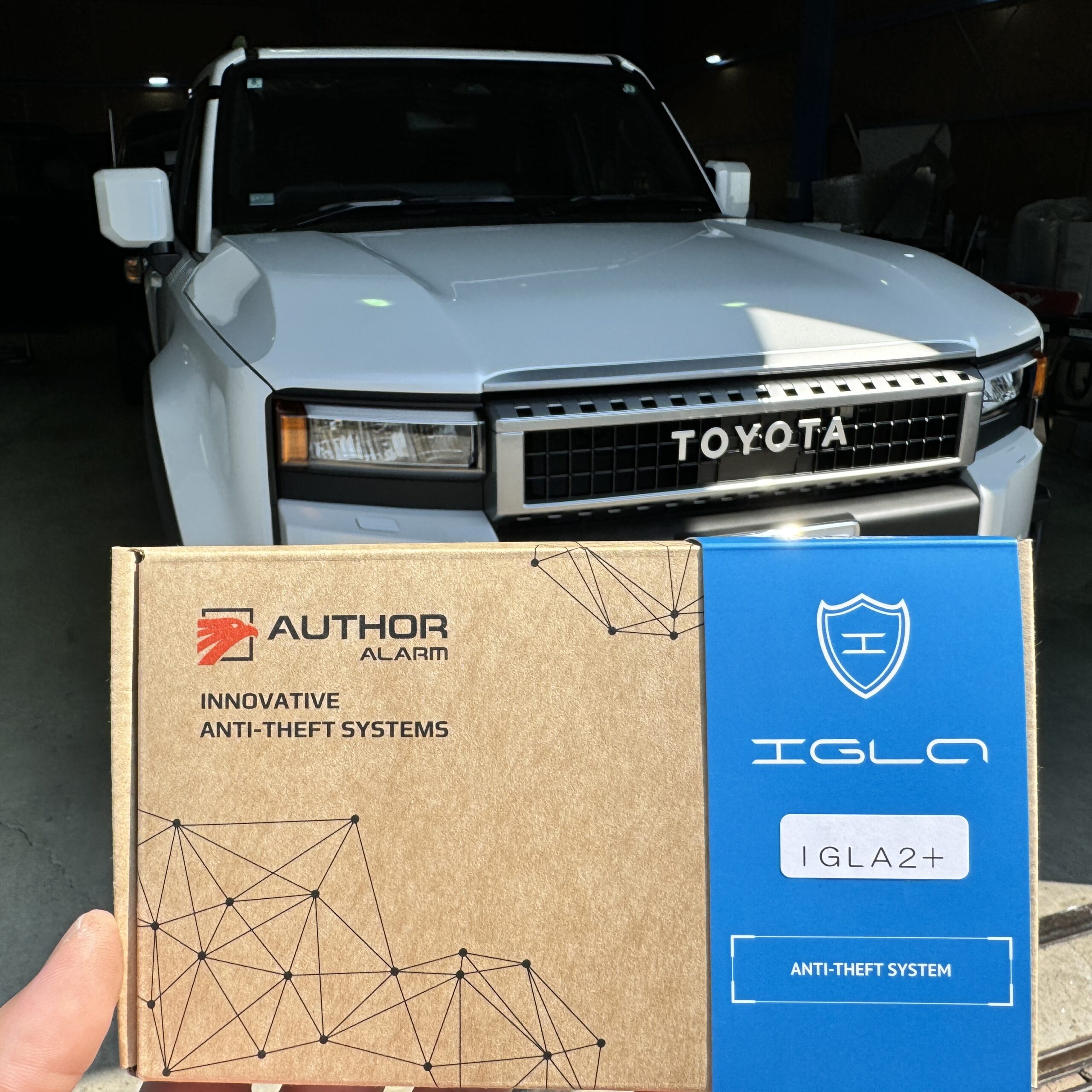 デジタルイモビライザー「IGLA2+」|ステンレススキャナー|取り付け|トヨタ/ランドクルーザー250