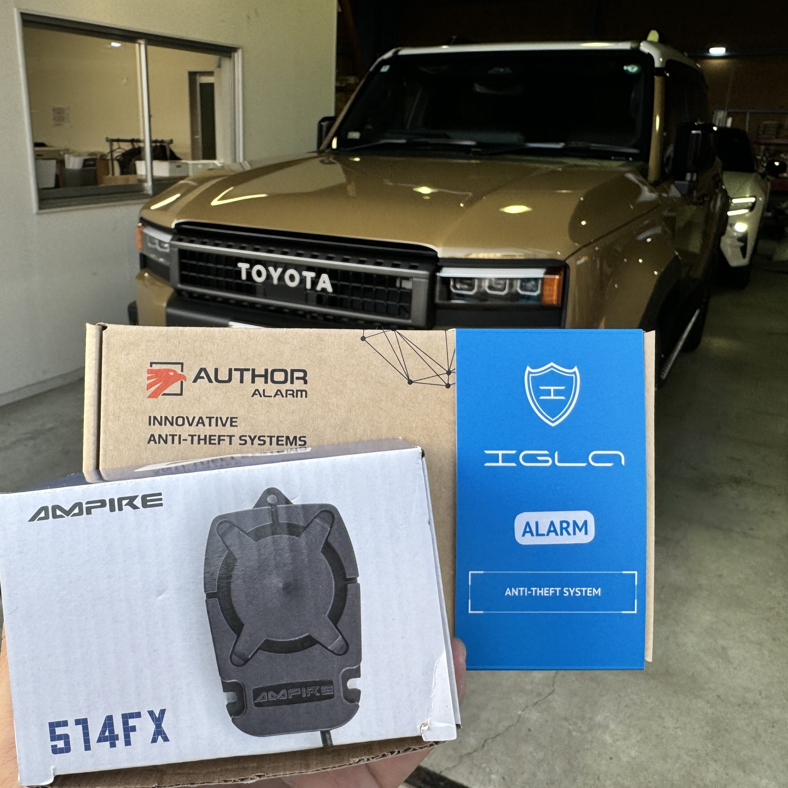 デジタルイモビライザー「IGLA ALARM」|取り付け|トヨタ/ランドクルーザー250