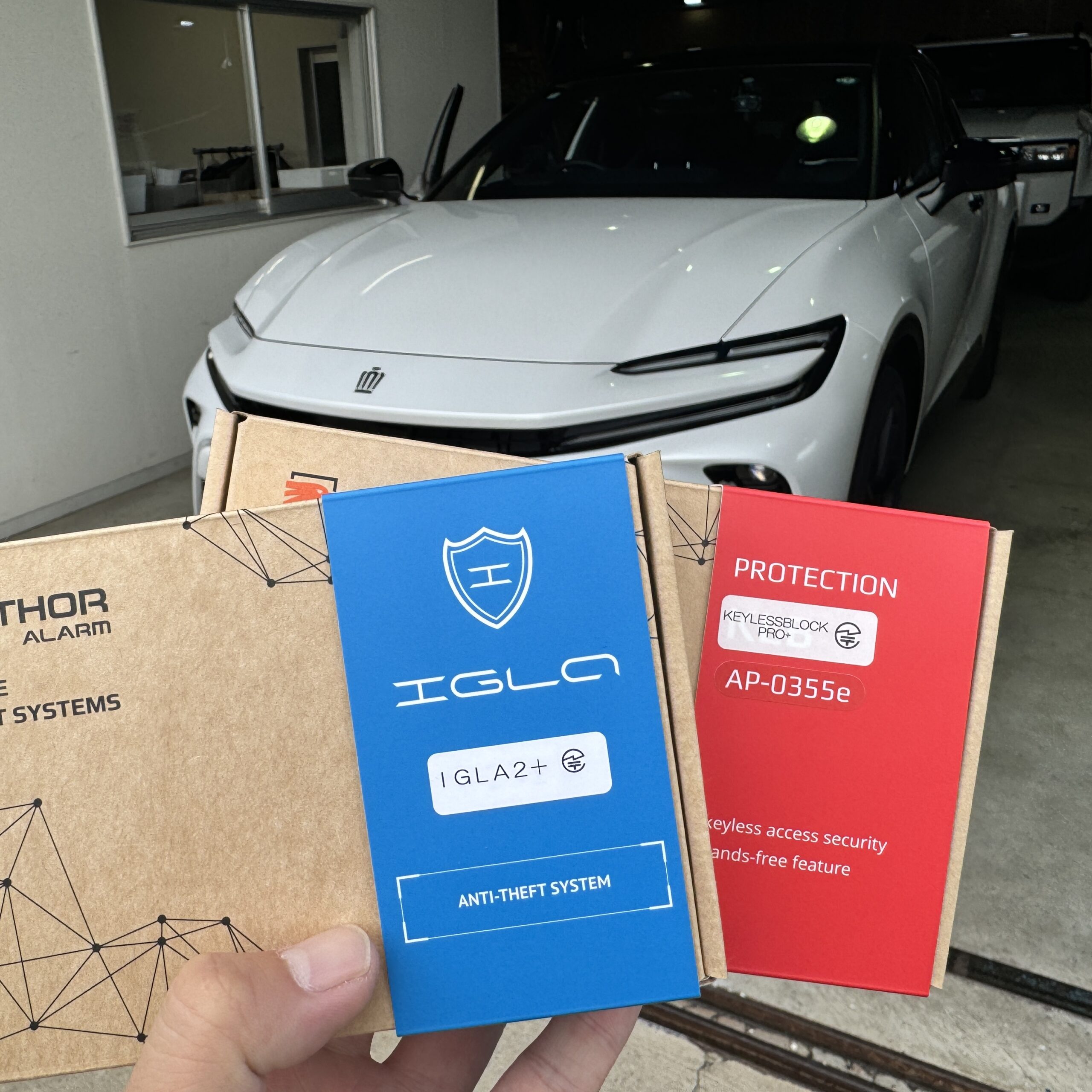 デジタルイモビライザー「IGLA2+」|「KEYLESS BLOCK PRO+」|取り付け|トヨタ/クラウンスポーツ