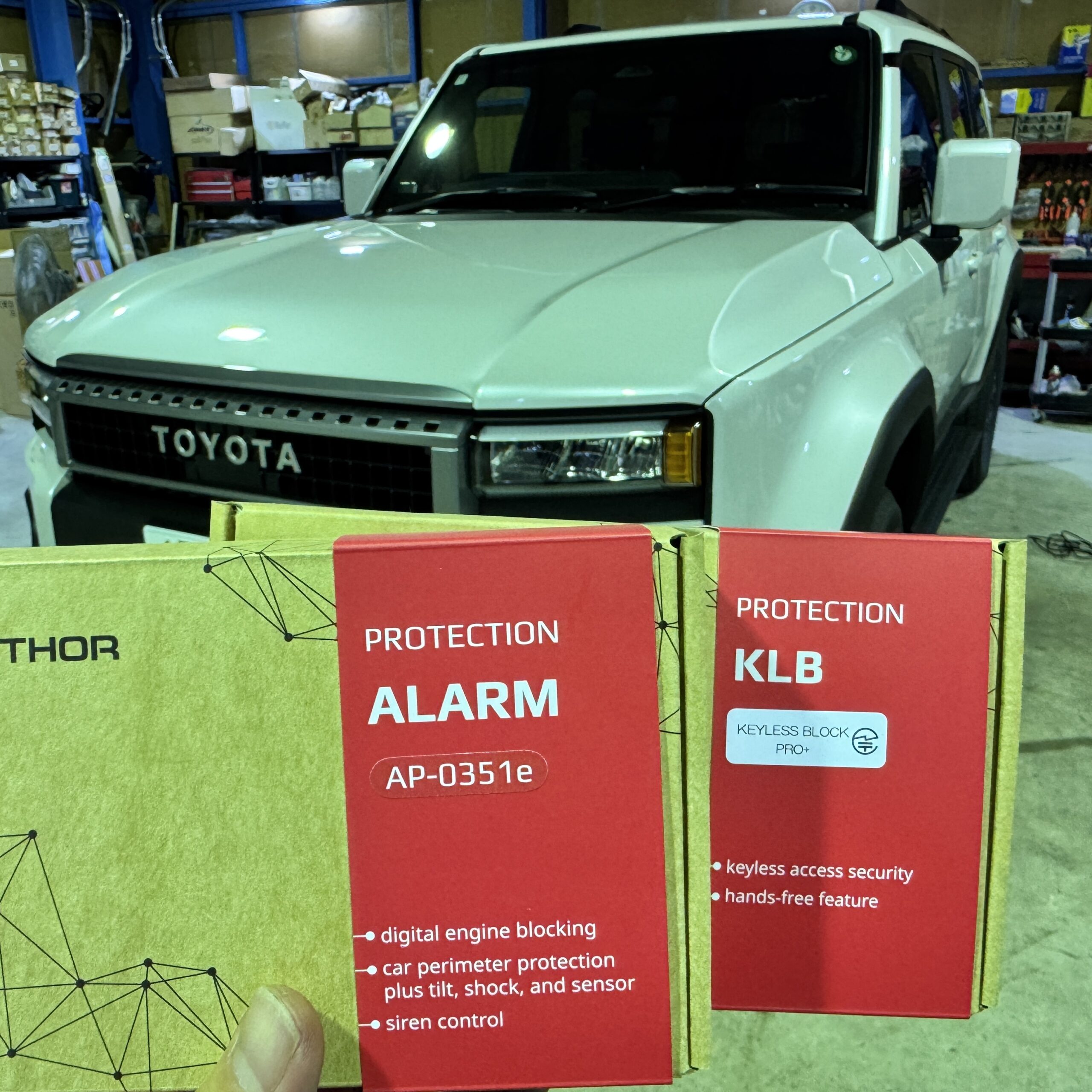 トヨタ/ランドクルーザー250|「IGLA ALARM&KEYLESS BLOCK PRO+」取り付け