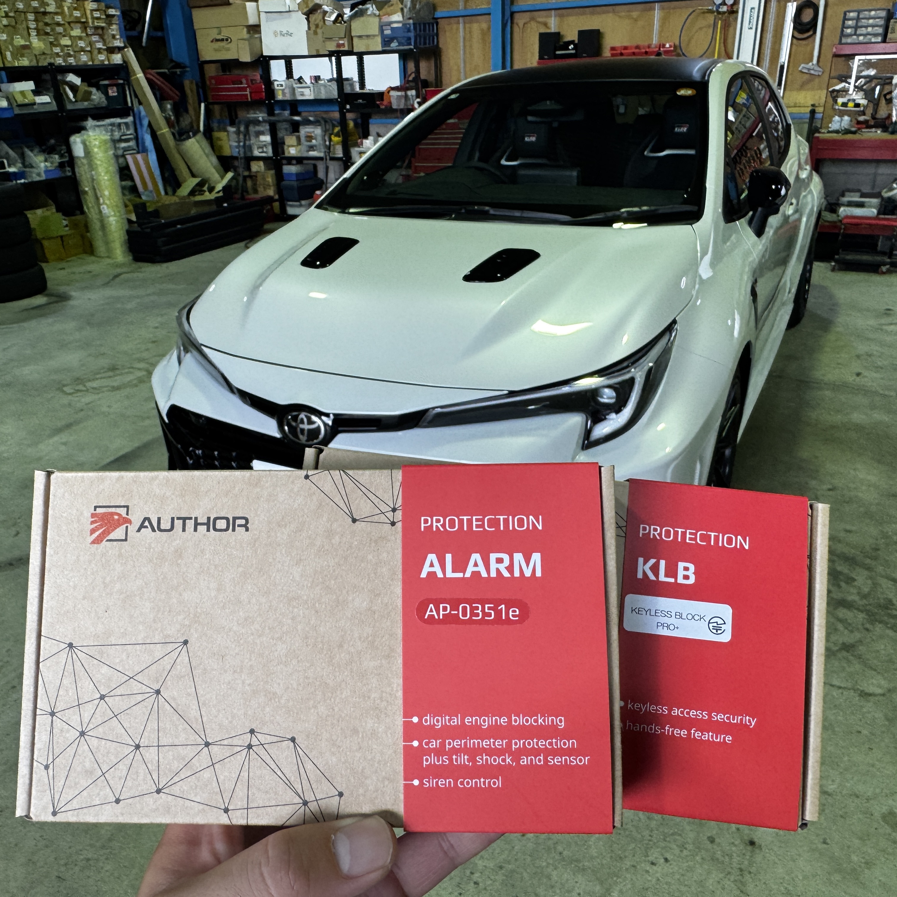 トヨタ/GRカローラ|「IGLA ALARM」「KEYLESS BLOCK PRO+」