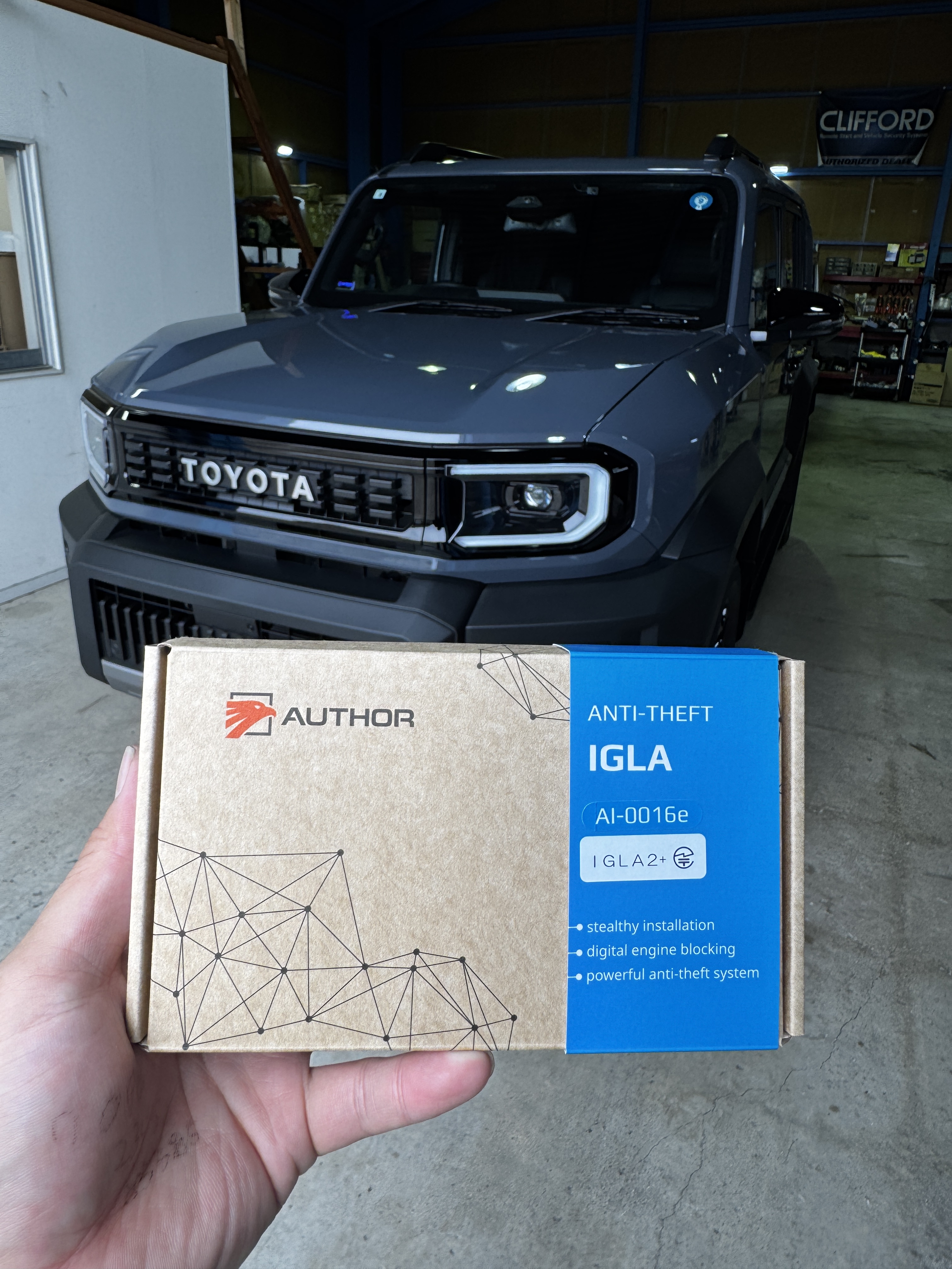 ランドクルーザーFJ】IGLA2+・ステンレススキャナー・AUTO-VOXデジタル