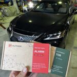 レクサスES IGLA ALARM TOR 取り付け 完成